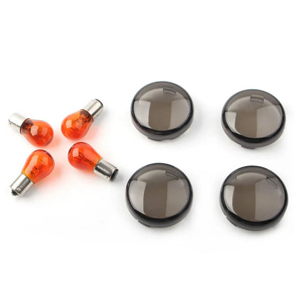 4 x Amber Turn Signal Lens for Harley Softail Sportster 883 1200