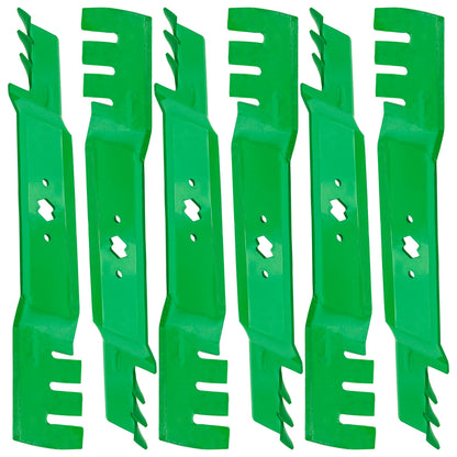 Caltric Gator Blades Heavy Duty for White Outdoor L13 LT13 LT1300 (38")