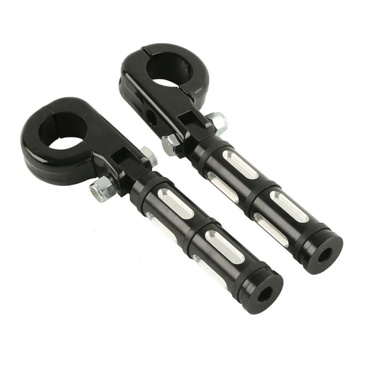 1 1/4" Highway Bar Footpeg Pegs Clamps for Harley Touring Sportster Softail