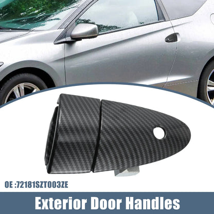 Front Left Exterior Door Handle Carbon Fiber for Honda CR-Z (2011-2016)