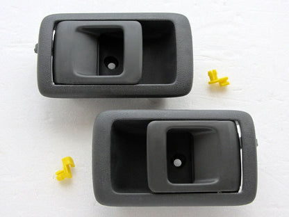Inner Door Handles for 1997-2005 Toyota Hilux Tiger LN145 (2 x Grey)