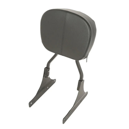 Black Low Backrest Sissy Bar for Harley Softail Custom FXSTC Fat Boy (2000-2017)
