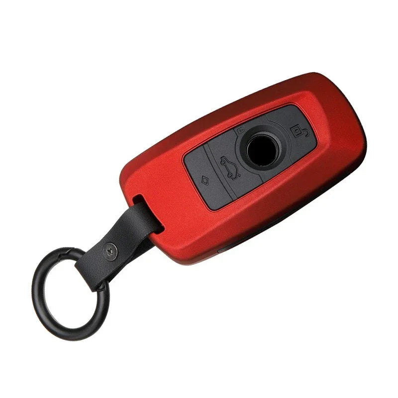 3 Button Key Fob Cover Protector Red for BMW 1 3 4 5 6 7 Series (2000-2023)