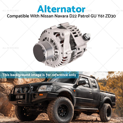 90A 12V Alternator for Nissan GU Patrol Y61, Navara D22, Terrano R50 (2000-2007)