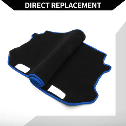 Dashboard Cover Mat for Honda Fit Shuttle GK8 (2015-2022) Black Blue Set