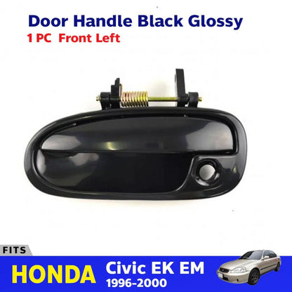 Exterior Door Handle Front Left Black Fits Honda Civic EM EK 4D SED 1996-00 D05
