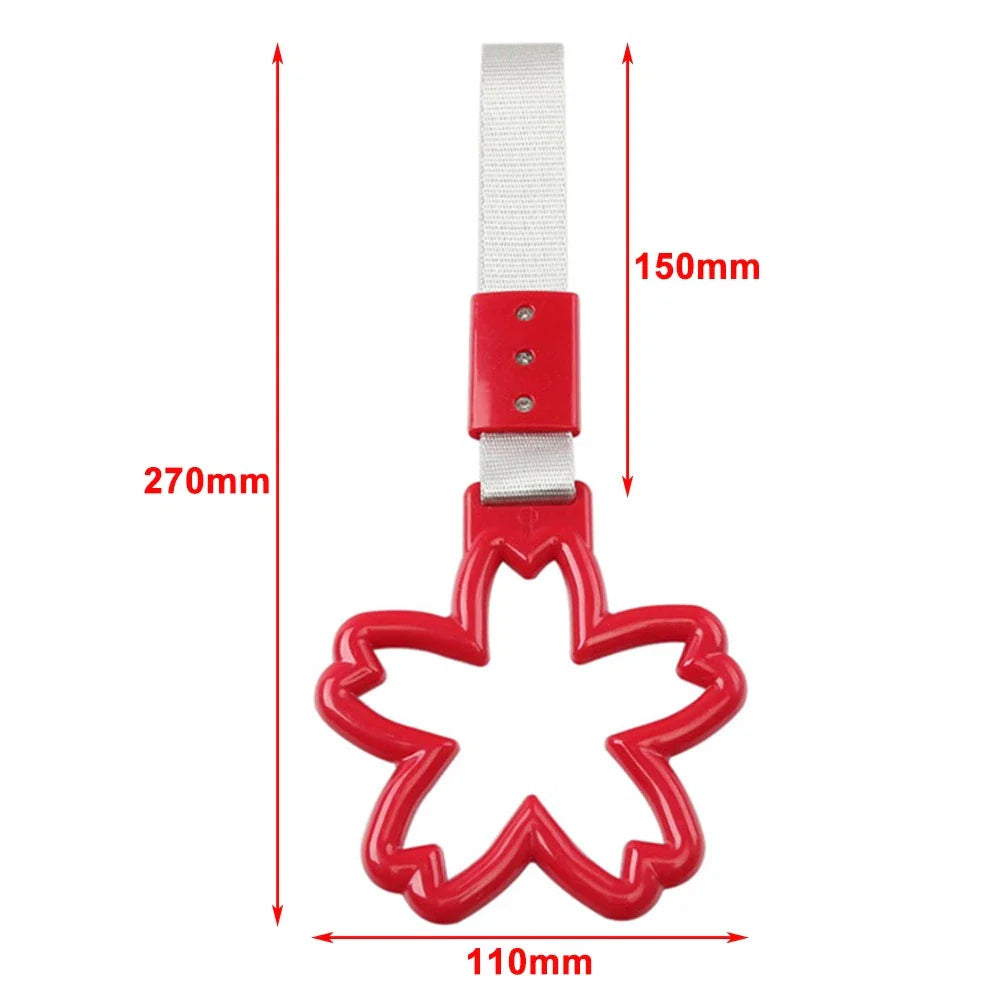 Cherry Blossom Ring Handle Strap for Train Bus (Fits Various Models)