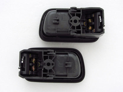 Inner Door Handle Pair for Nissan Navara D22 Ute Pickup Grey Interior
