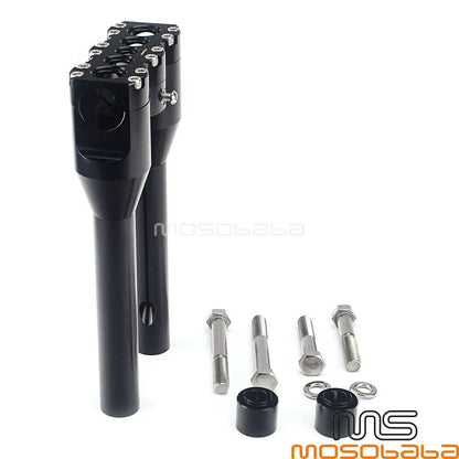 10" Upright Handlebar Riser for Harley Dyna Softail Sportster XL 883/1200 (2004-2023)