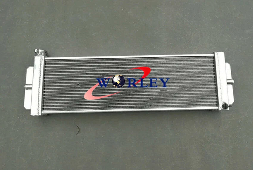 Universal Aluminum Liquid Heat Exchanger Air to Water Intercooler Radiator + Fans