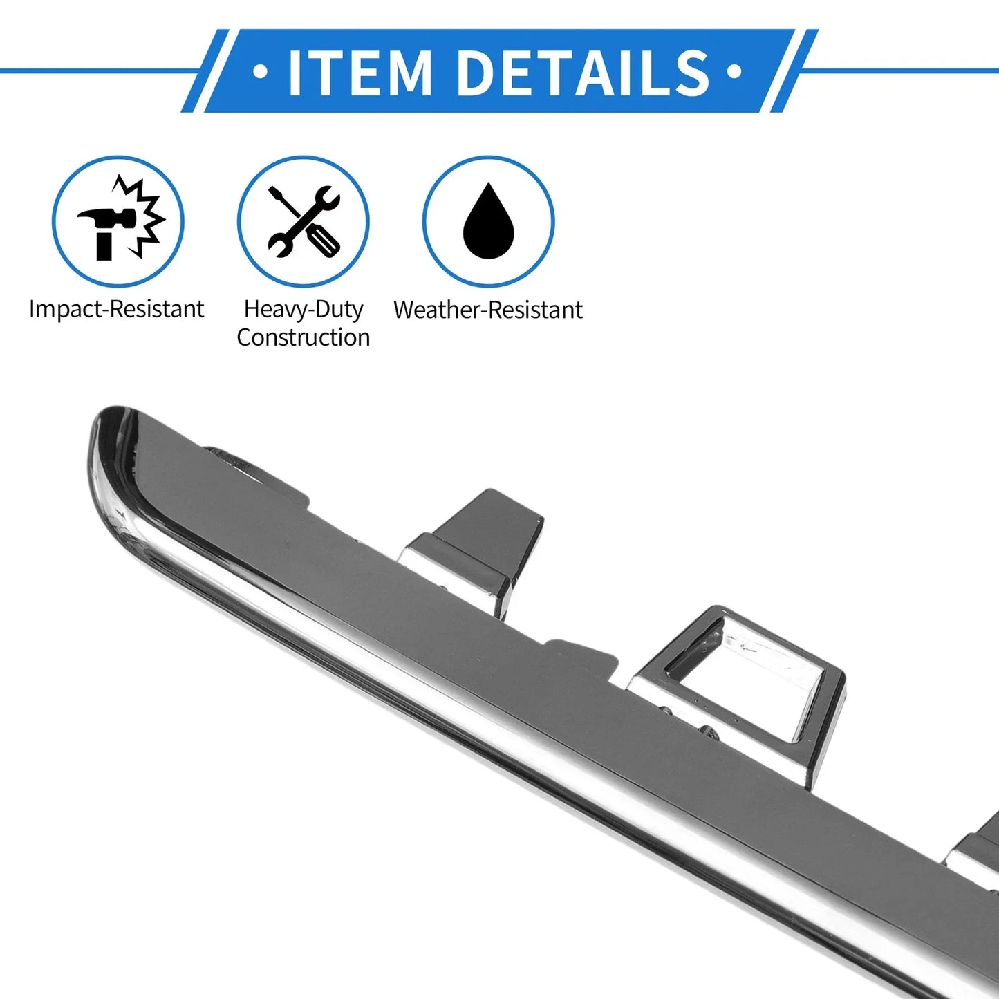 Rear Lower Center Bumper Grille Trim for Mercedes-Benz W205 (2015-2018)