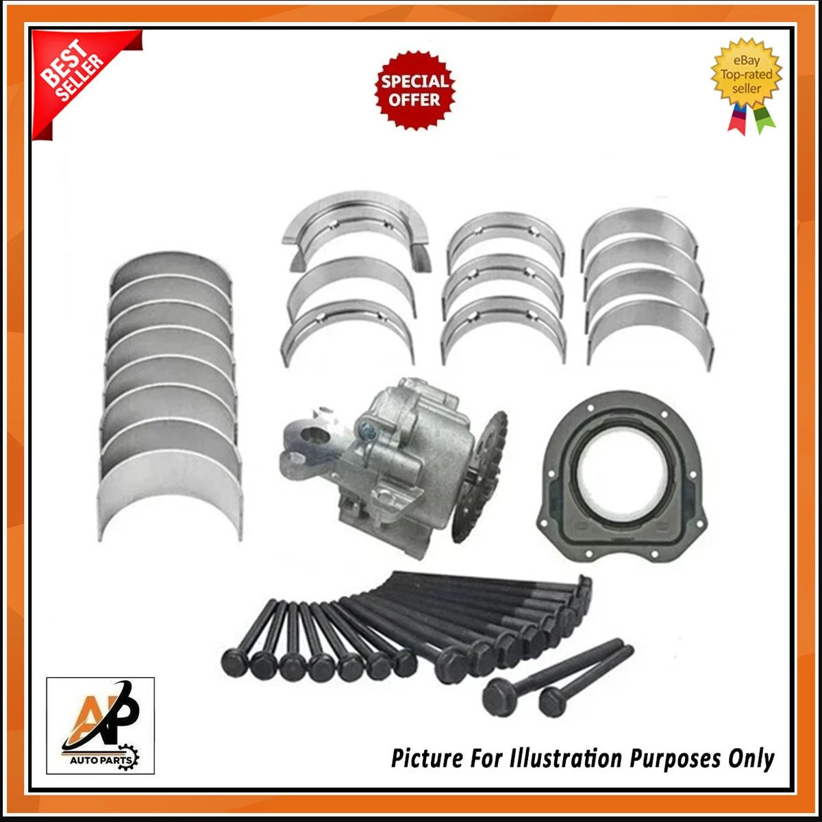 Crankshaft Rebuild Kit for Citroen Jumper 2 2.2 HDI Diesel (2002–2006)