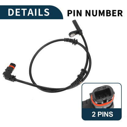 2 x Front ABS Wheel Speed Sensors for Mercedes-Benz C300 (2008-2011)