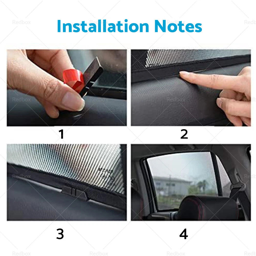 6x Foldable Window Mesh Sun Shade for Ford Everest (2015-2022)