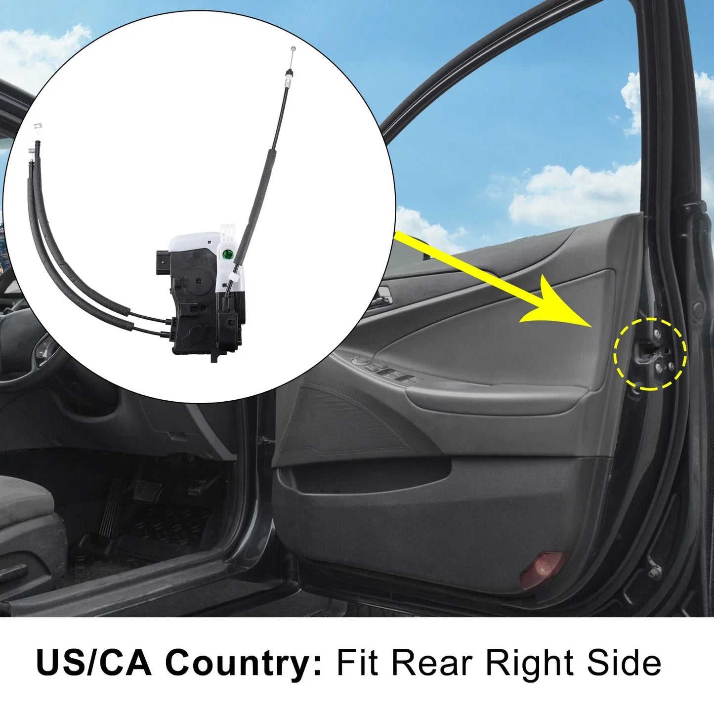 Front Left Door Latch Lock Actuator for Hyundai Tucson (2011-2015)