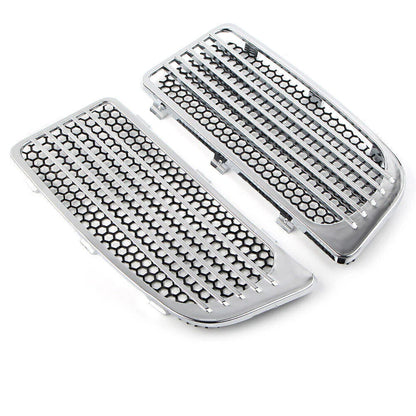 Chrome Lower Fairing Radiator Grills for Harley Touring (2014-2020)