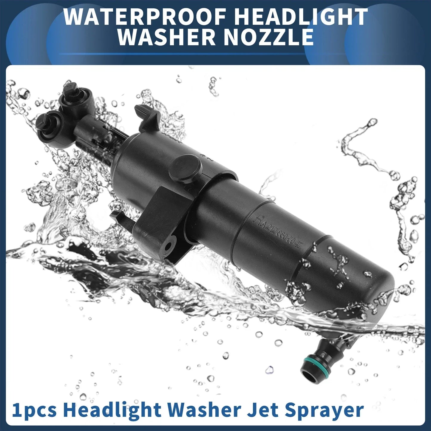 Driver Side Headlight Washer Nozzle for Mercedes-Benz E250 (2010-2016)