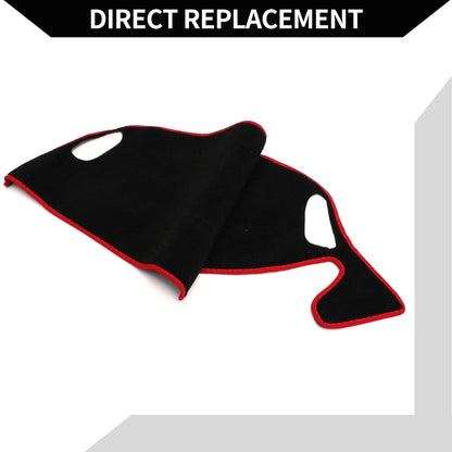 Dashboard Cover Mat for Honda ZR-V (2023-2024) Sun Protector Pad Black Red 1 Set