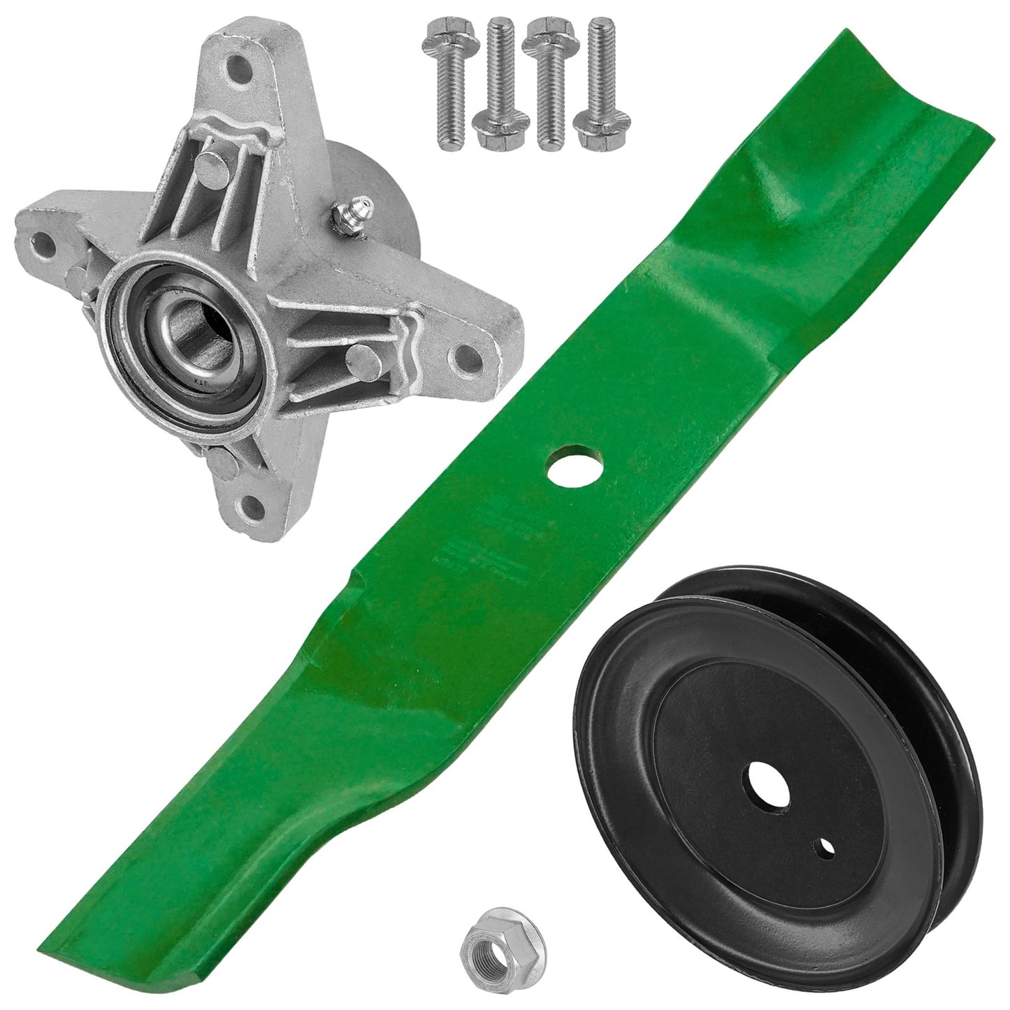 Deck Spindle Blade Pulley Assembly Replacement for Cub Cadet GTX2100 (2009–2009)