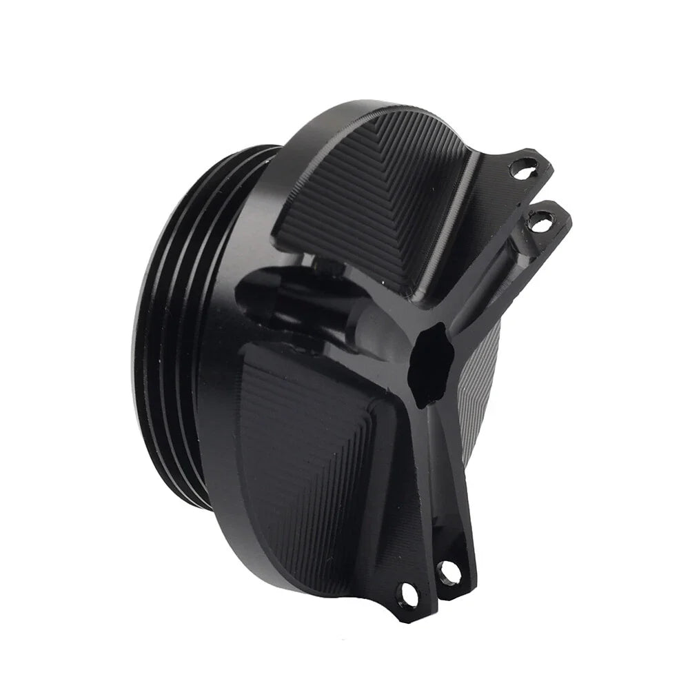 Black Engine Oil Filler Cap Cover for Kawasaki Z750 ZX6R ZX636 ZX10R (2004-2023)