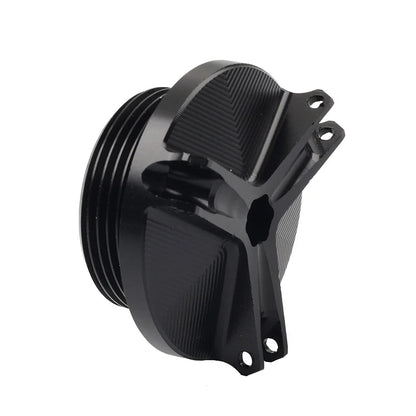 Black Engine Oil Filler Cap Cover for Kawasaki Z750 ZX6R ZX636 ZX10R (2004-2023)