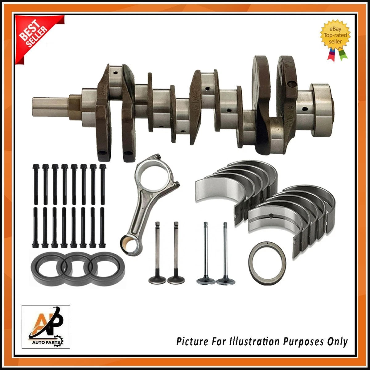 Crankshaft Engine Rebuild Part Kit for Land Rover Range Rover 3.0 Diesel (2005–2012)