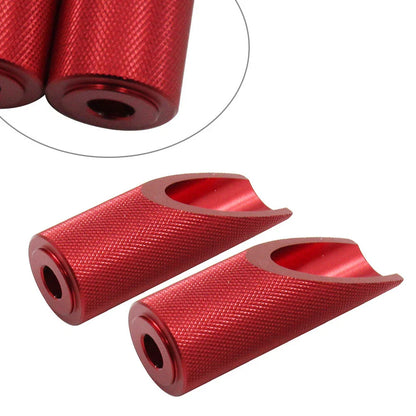 Red Aluminium Motorcycle Footpegs for Honda Ruckus (2003-2023)