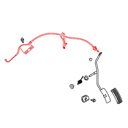 1.8L Accelerator Cable for Mitsubishi Mirage Lancer CJ4A CK4A 1997-2001