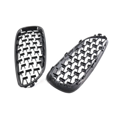 Diamond Style Front Bumper Kidney Grilles for BMW Z4 (2009-2016)
