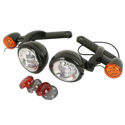 4-1/2" Fog Passing Lights Housing Bracket for Harley Touring (1994-2024)