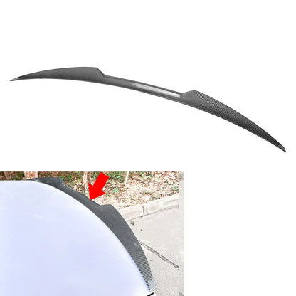 Rear Trunk Lip Spoiler for Audi A4 B8 B8.5 S4 Sedan (2009-2016) Carbon Fiber