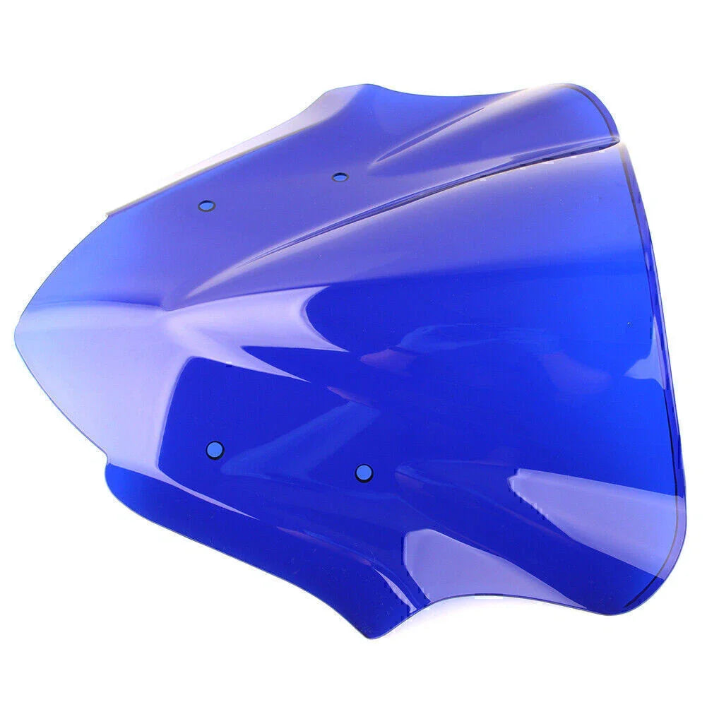 Blue Windshield Double Bubble Deflector for Yamaha MT-09 FZ09 (2017-2020)