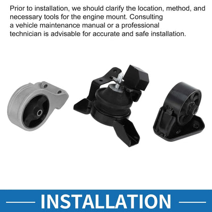 Engine Motor Trans Mount Set for Hyundai Santa Fe (2003-2006)