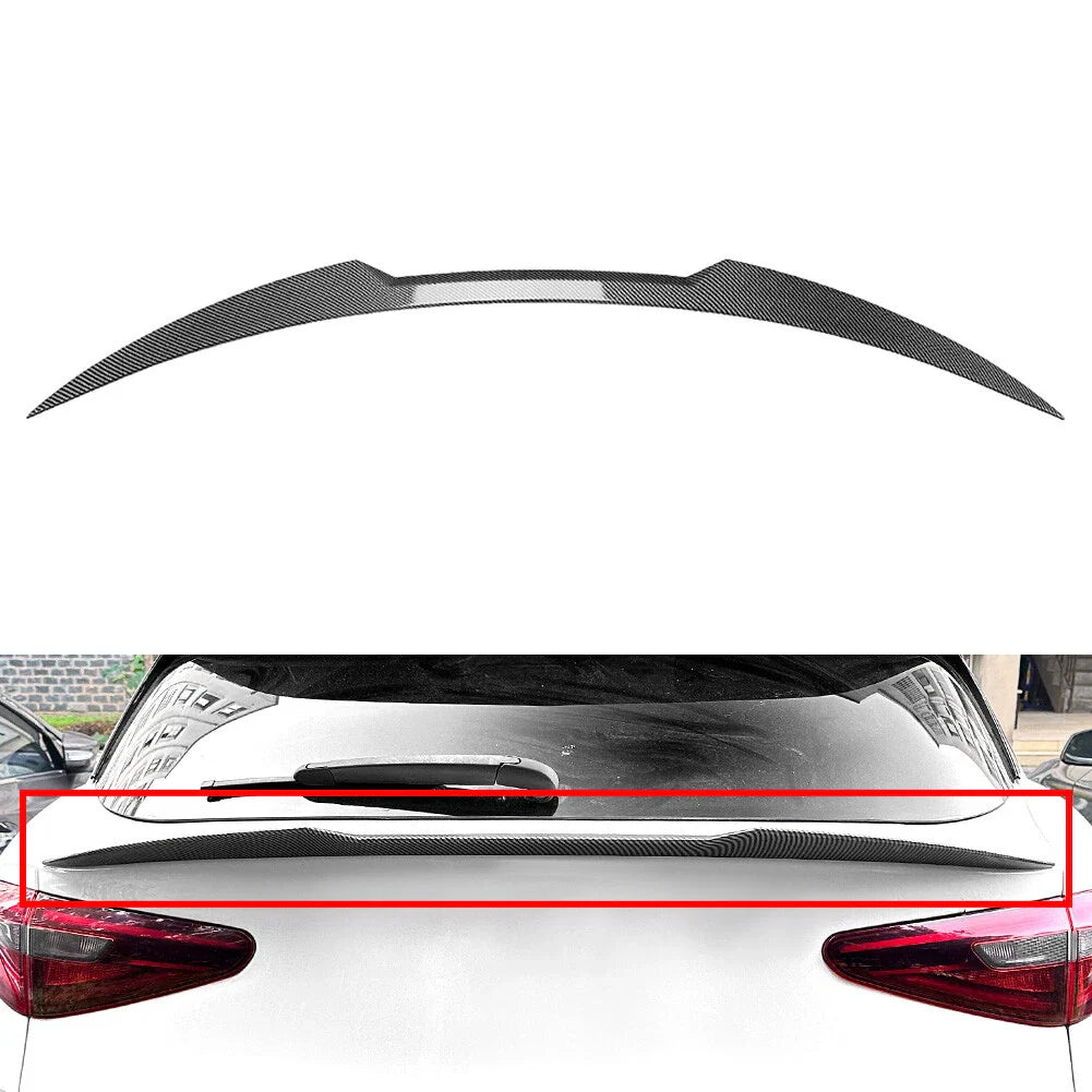 Carbon Fiber Rear Trunk Spoiler Wing for Alfa Romeo Stelvio (2017-2024)