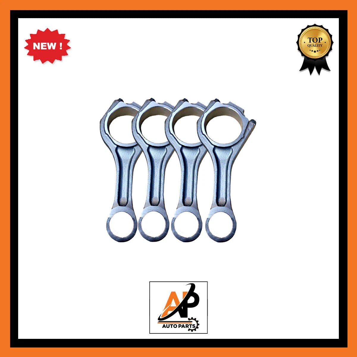 Connecting Rod Set 4 Pcs Replacement for Jaguar Land Rover 2.0 (2007–2015)