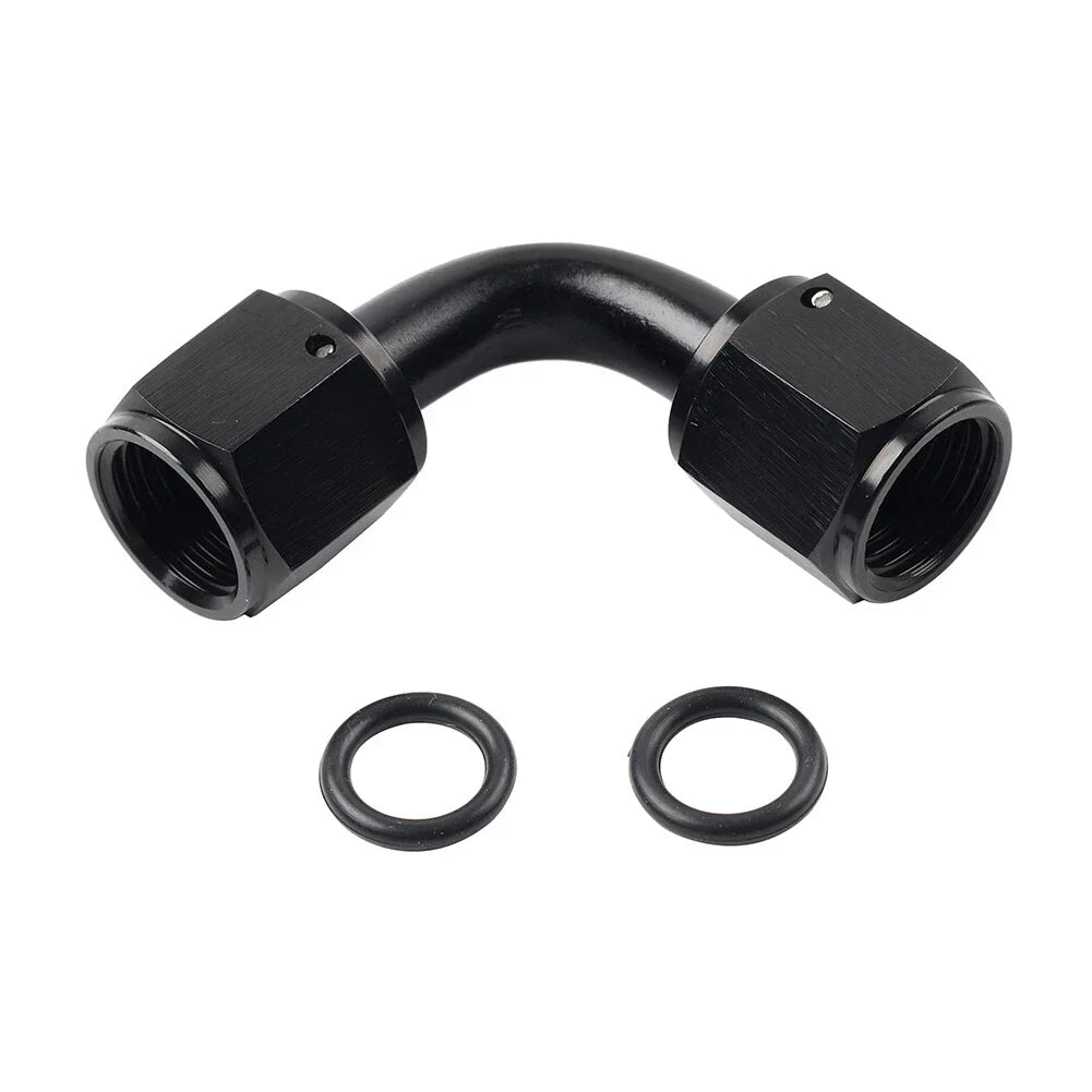 6AN Female to Female 90�� Swivel Coupler Fitting Adapter Connector