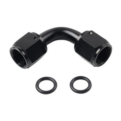6AN Female to Female 90�� Swivel Coupler Fitting Adapter Connector