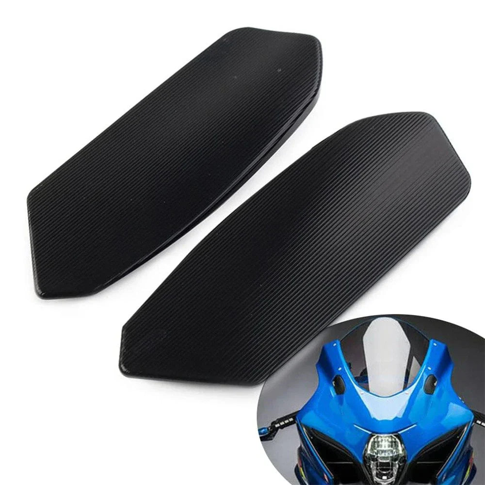 Black Mirror Block Off Plates for Suzuki GSX-R1000 (2001-2023)