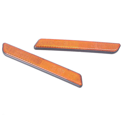 L&R Front Fork Leg Reflectors for Harley Softail Dyna Fatboy Sportster
