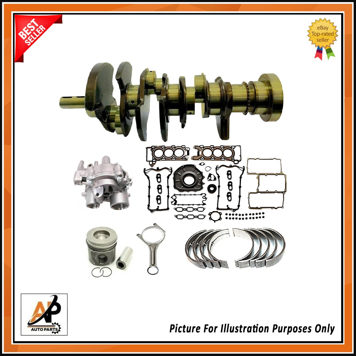 Engine Rebuild Kit with Crankshaft Oil Pump for Land Rover Sport (2005–2013)