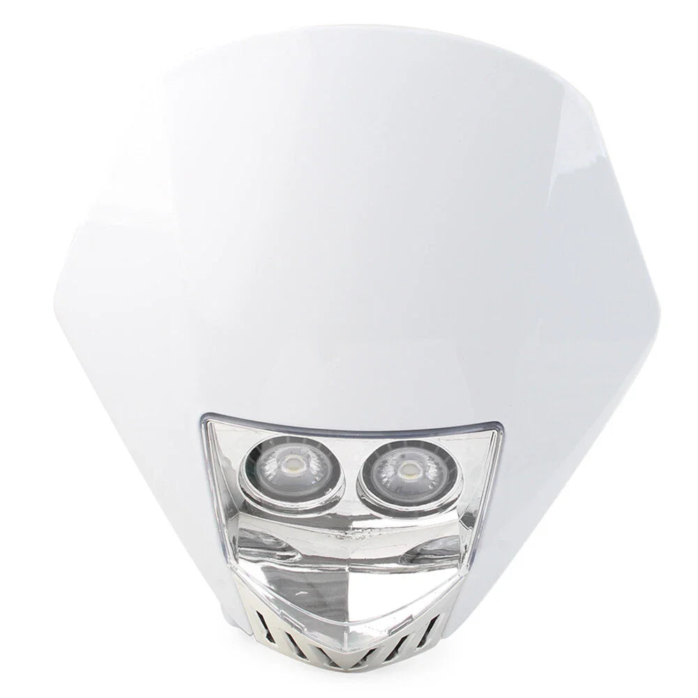 6W LED Bulbs Dual Headlight Lamp for Dirt Pit Bike