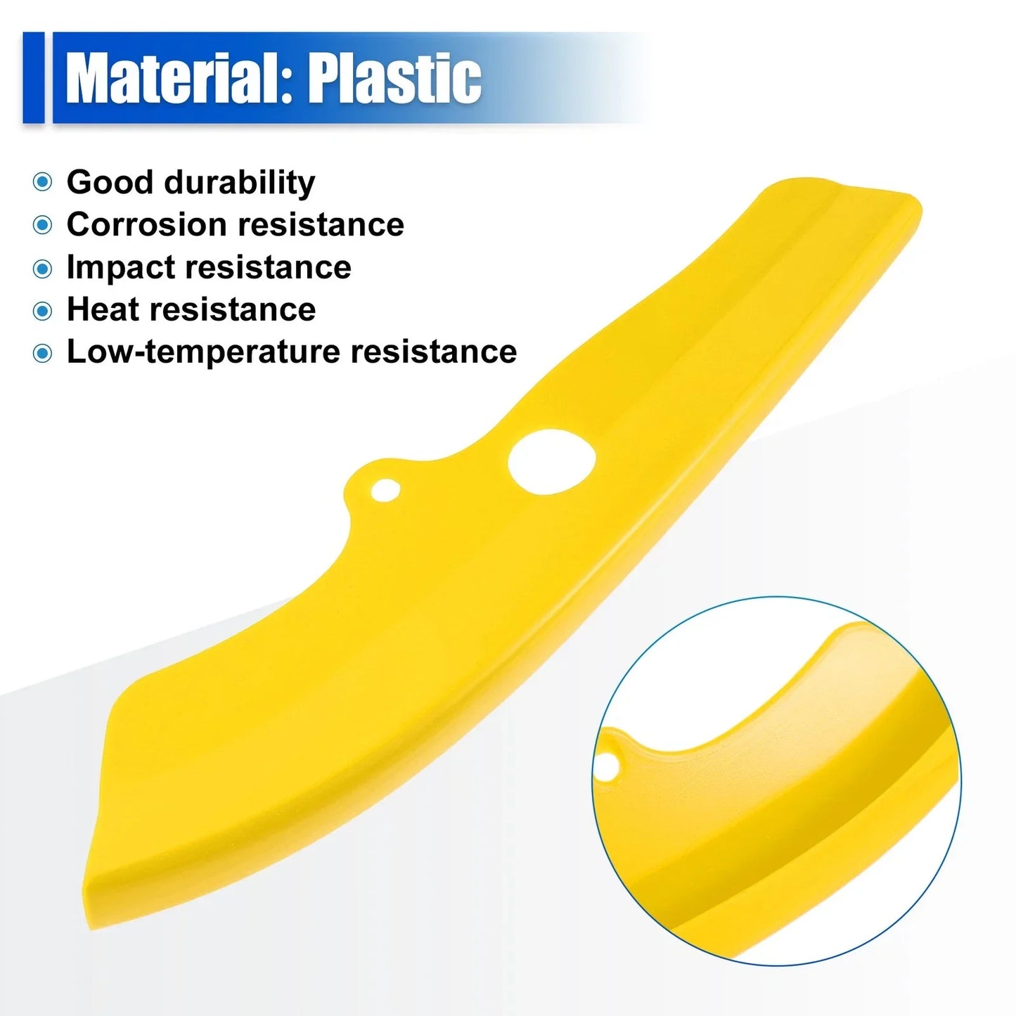 Front Bumper Lip Splitter Protector Yellow for Dodge Challenger (2015-2023)