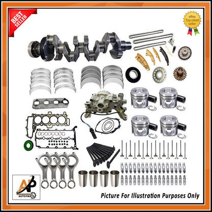 Forged Crankshaft Engine Rebuild Kit for Jaguar Land Rover 204DTD (2000–2010)