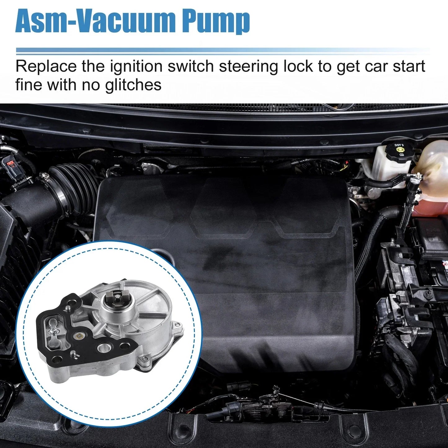 Brake Vacuum Pump for Chevy Cruze Malibu Equinox 1.5L (2015-2018)