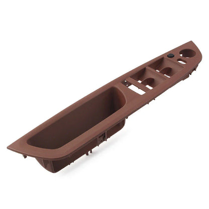 Inner Door Handle Trim Cover for BMW X5 X6 E70 LHD ABS Red Brown (2007-2013)