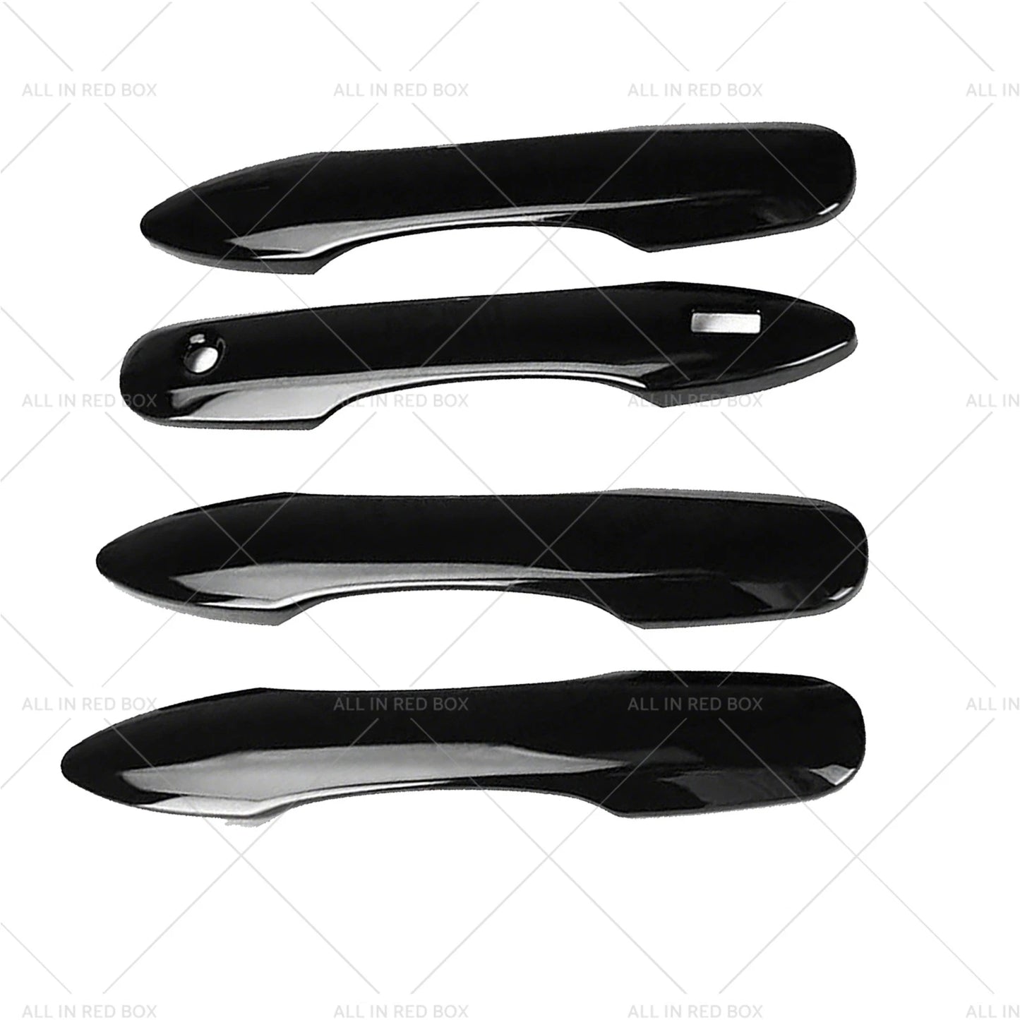 8 x Black Outer Door Handle Bowl Cover Trim for Toyota Camry (2018-2023)