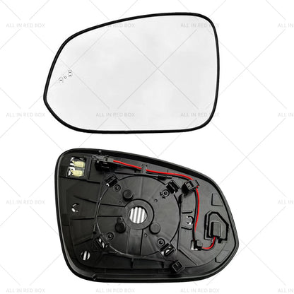 Left Passenger Side Mirror Glass for Toyota RAV4 (2016-2018)