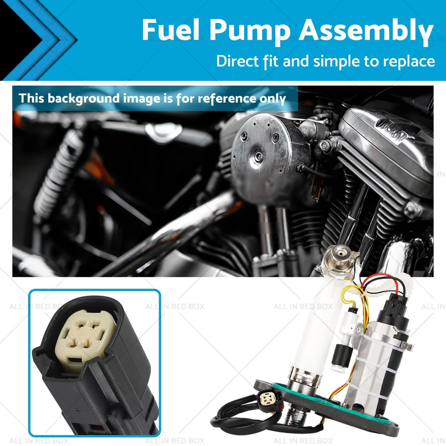 Fuel Pump Assembly for Harley Davidson Sportster 1200 Forty-Eight (07-19)