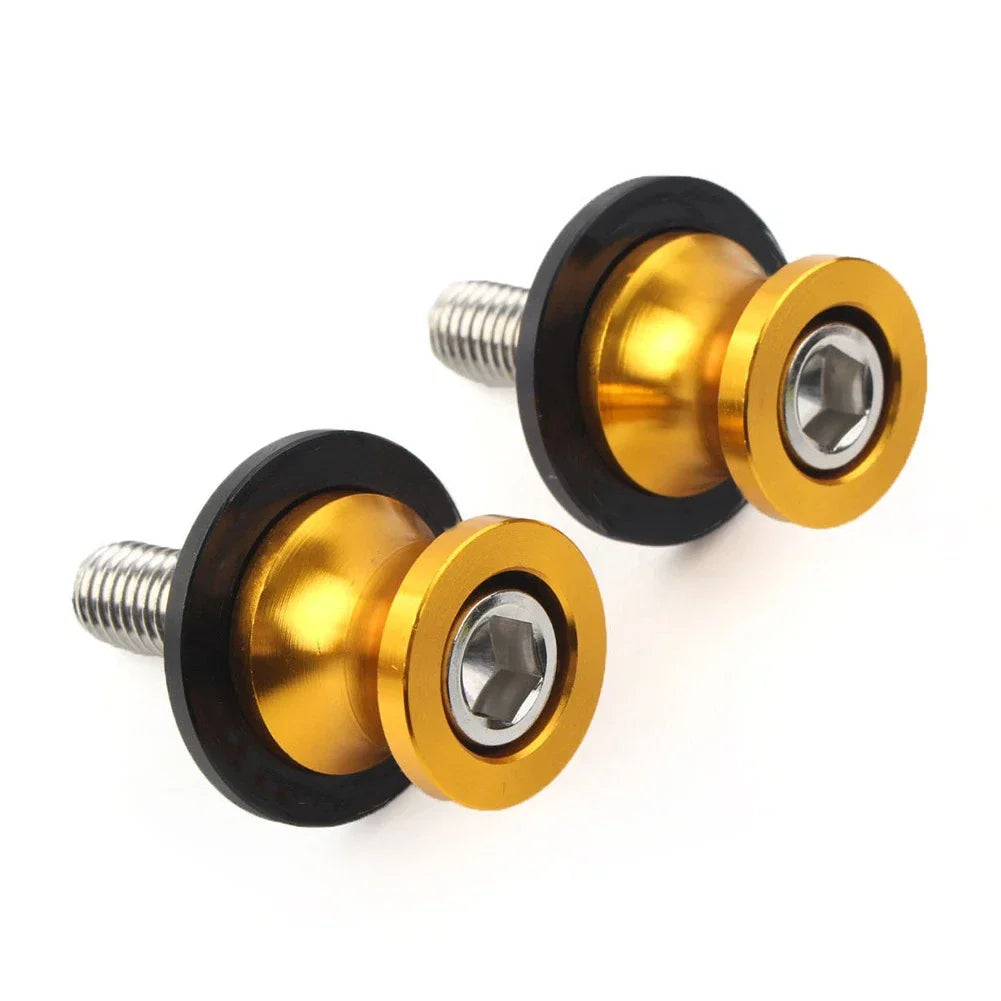 8MM Swingarm Spools Slider Stand Screws for KAWASAKI ZX6R (2012-2021) Gold