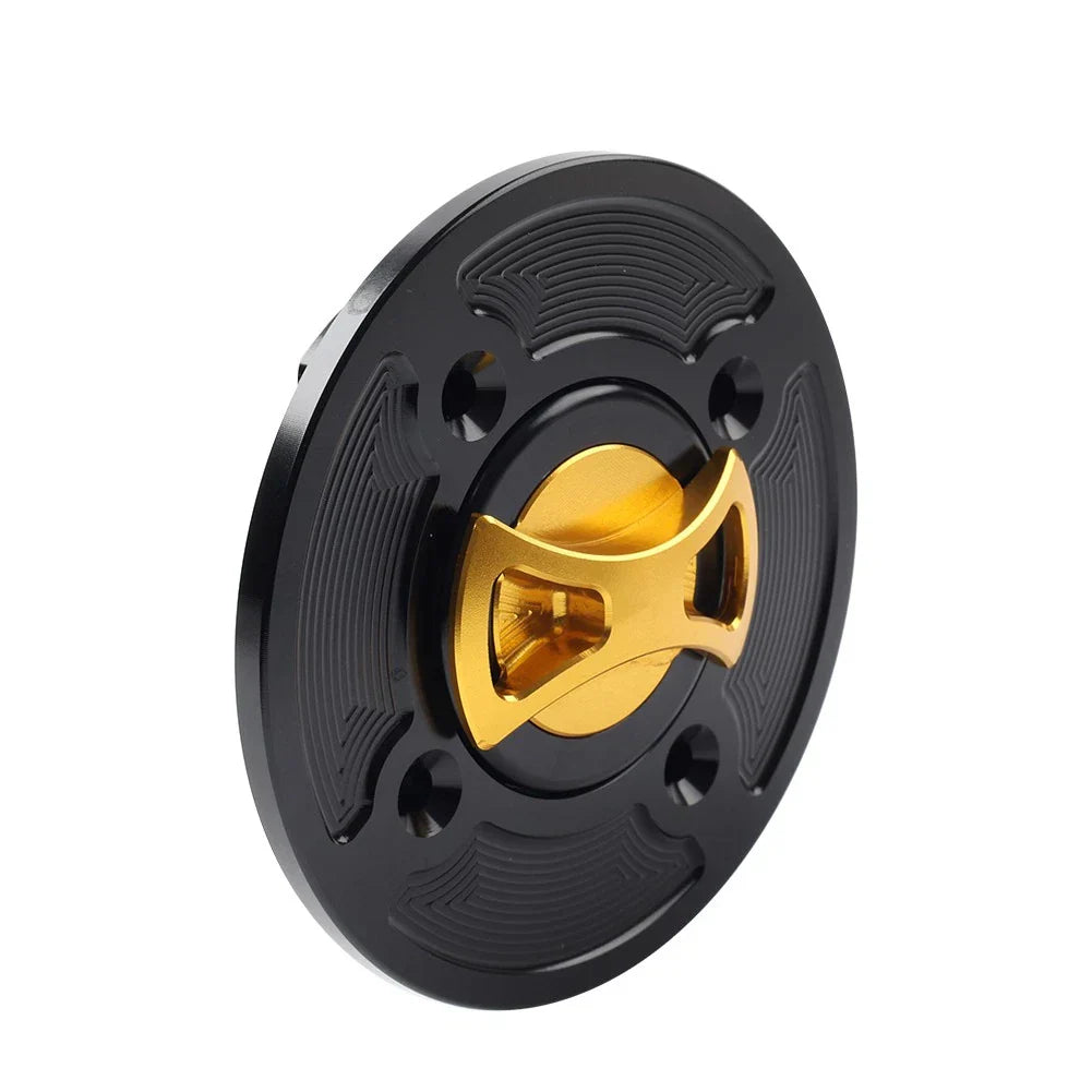 CNC Gold Gas Fuel Tank Cap Cover for DUCATI Panigale V4/S/R (2018-2021)